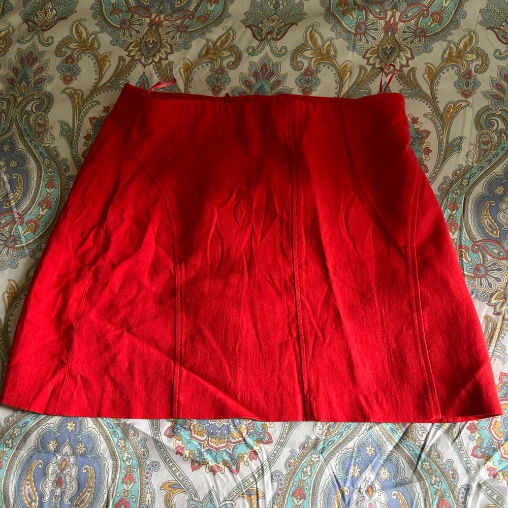 Elegant Red Skirt